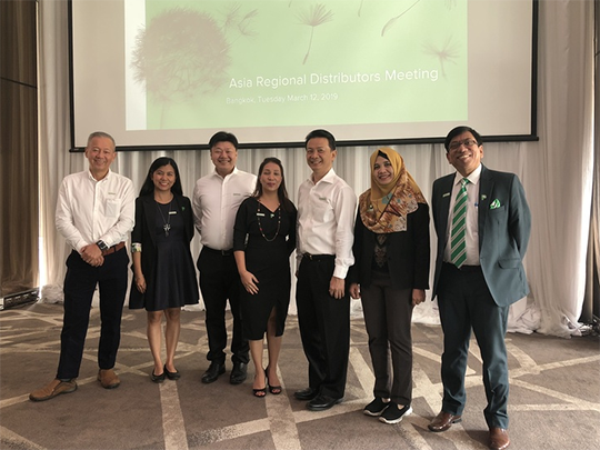 Delacon's Asia Team organized a virtual Distributor Meeting in times of Covid-19. More than 60 participants came together to exchange the latest phytogenic insights. ©Delacon